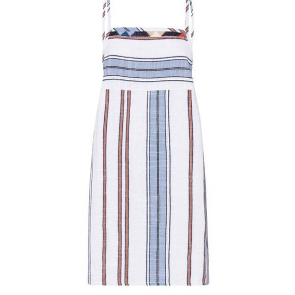 TIGERLILY San Marcos Cotton Stripe Mini Apron Dress RRP$110 - Picture 12 of 16